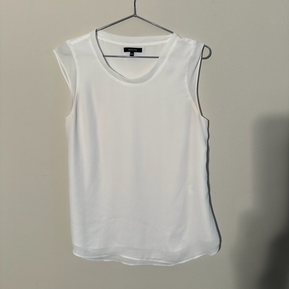 RW & Co - dressy sleeveless blouse